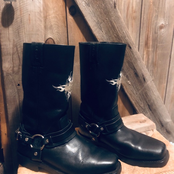 Harley Davidson mid calf riding boots - Picture 3 of 9